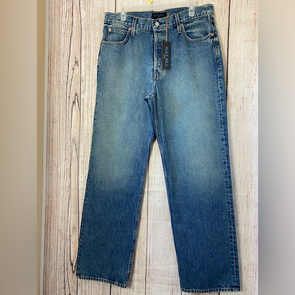 Alex Mill Mens AM Relaxed 5 pockets jeans size 32 - Picture 5 of 16
